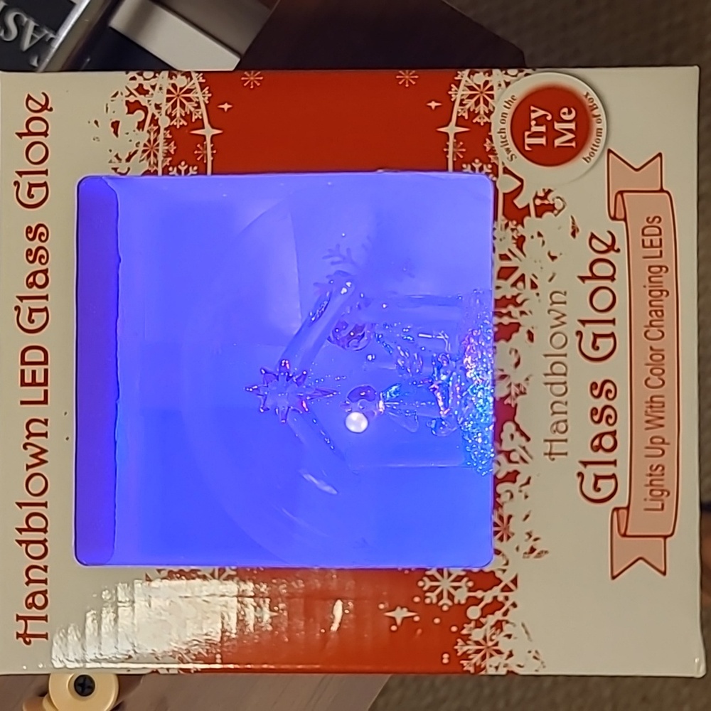 NWT Glass manger lights globe